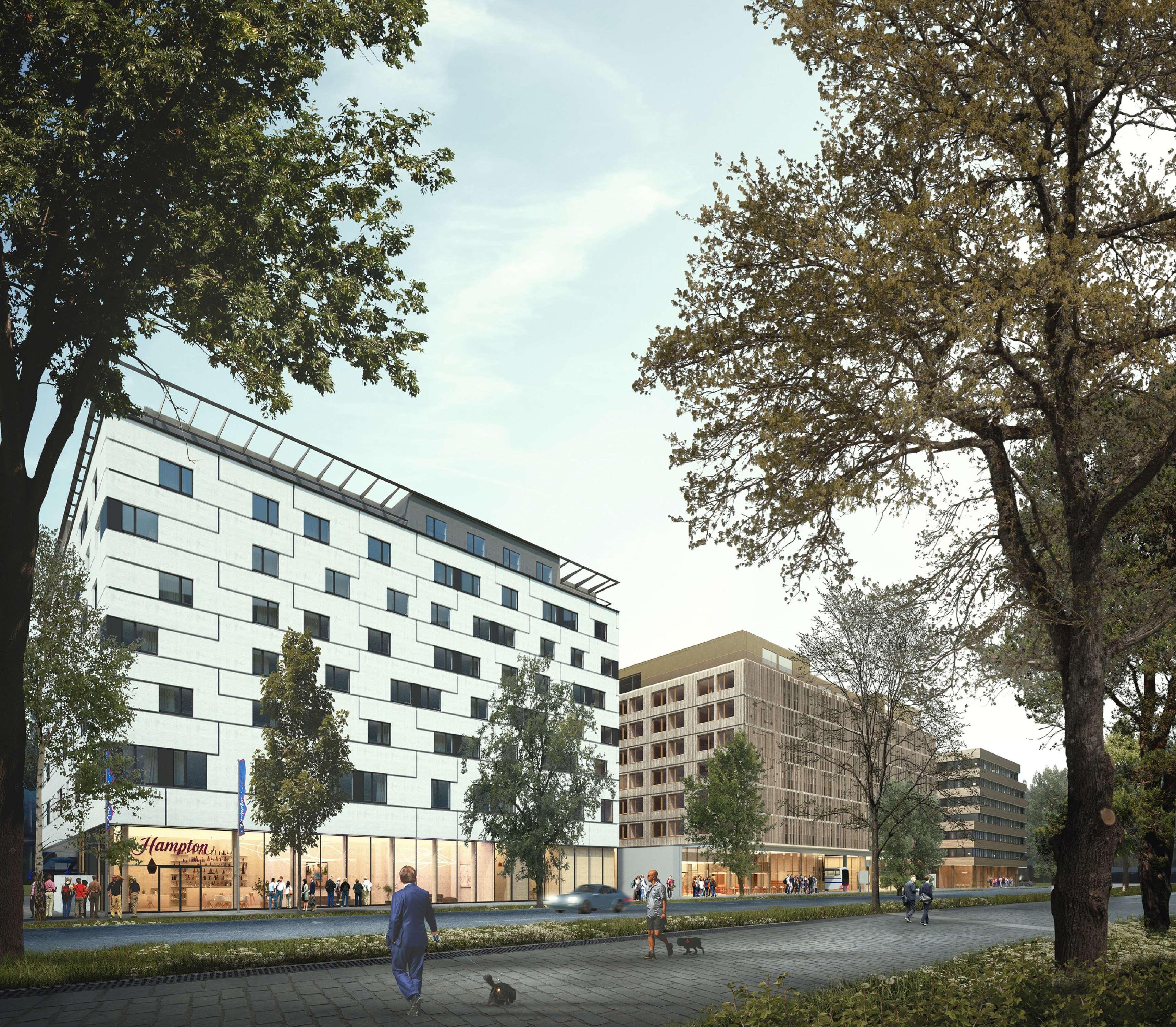 ホテル Hampton By Hilton Vienna Messe エクステリア 写真
